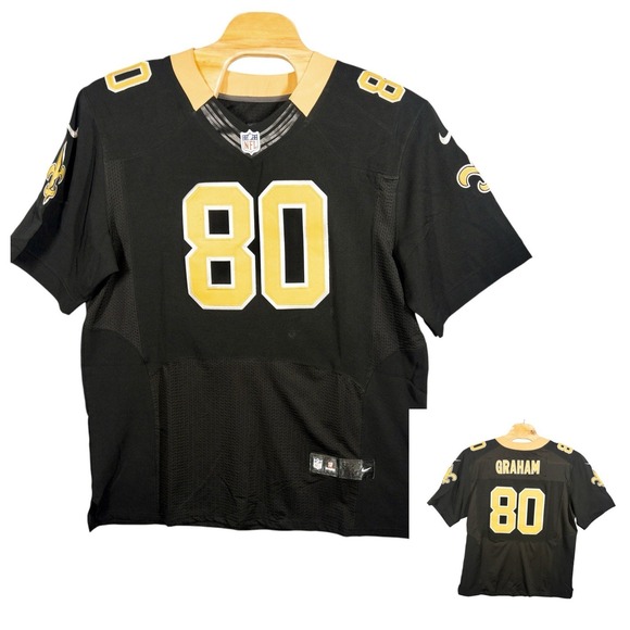 Nike On Field Stitched New Orleans Saints Jimmy Graham Football Jersey Mens‎ 52 - Picture 1 of 9